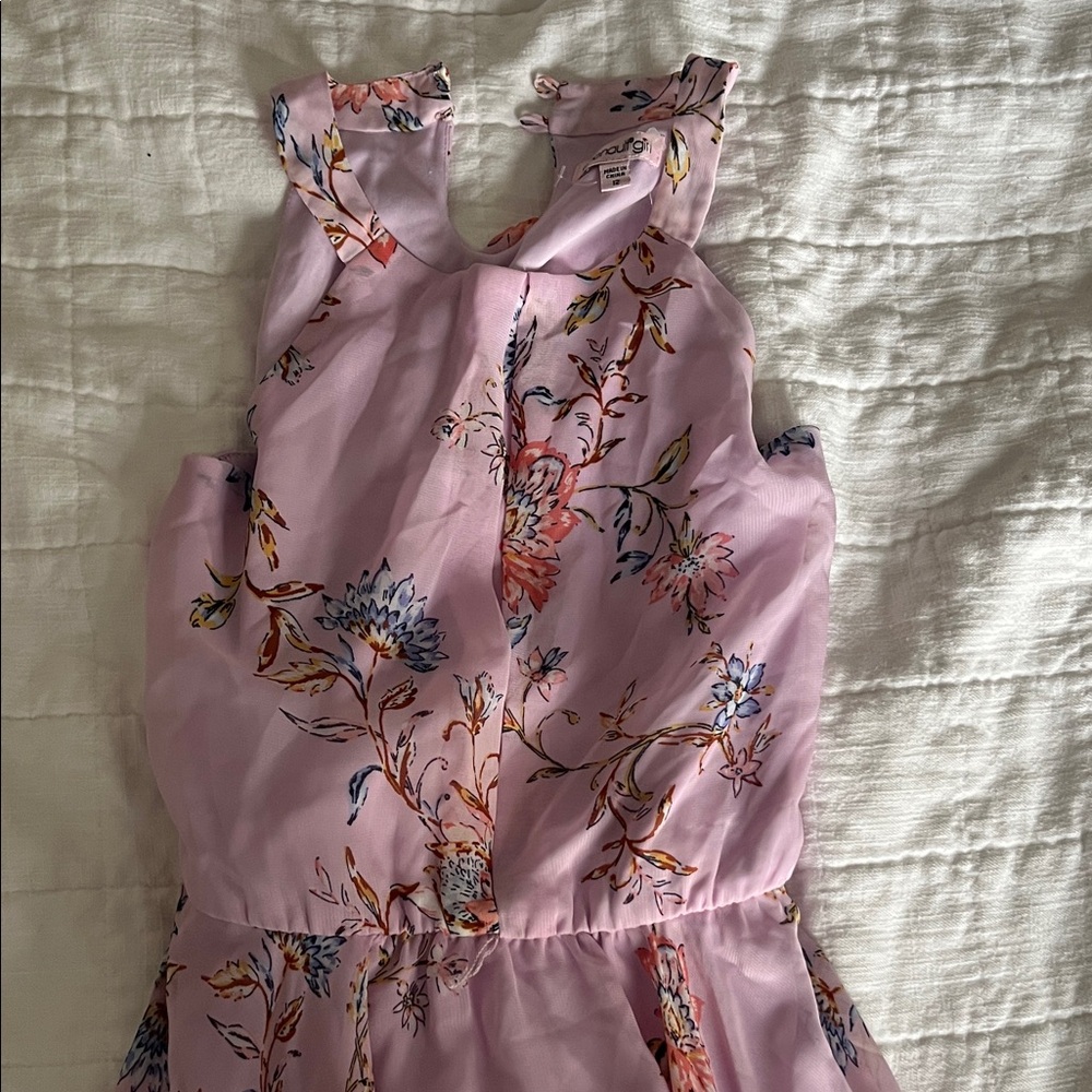 Chenault Floral Lavender Kids Dress